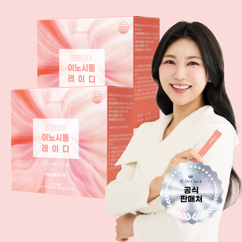 닥터체크 원퍼데이 이노시톨 레이디 60포, 2개 - 메인 이미지