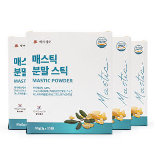 백세식품 그리스 매스틱검 분말 스틱 3g x 30포 30일분 HACCP ... 맛있게 먹은 솔직 후기 - 상품 이미지 3