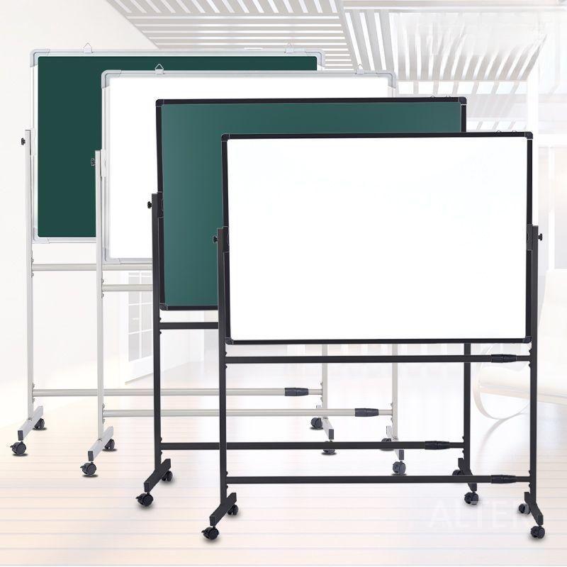 이동식 화이트보드 대형 학원 이동형 회의실 70x100cm 화이트 그린 세트 - 상세 이미지 3