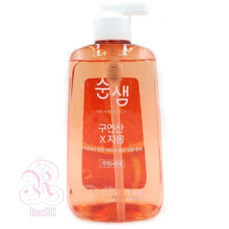 지아오협력사 로공이 구연산 주방세제 자몽 1kg 1p 1종주방세제 과일세척제