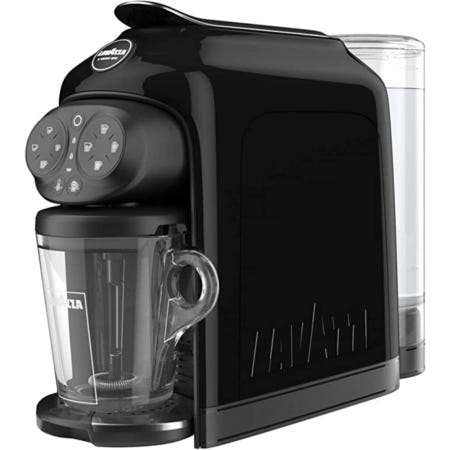 [해외]Lavazza A Modo Mio Deséa 캡슐 커피 머신 블랙 유리잔 포함 아모도미오 호환 터치 인터페이스