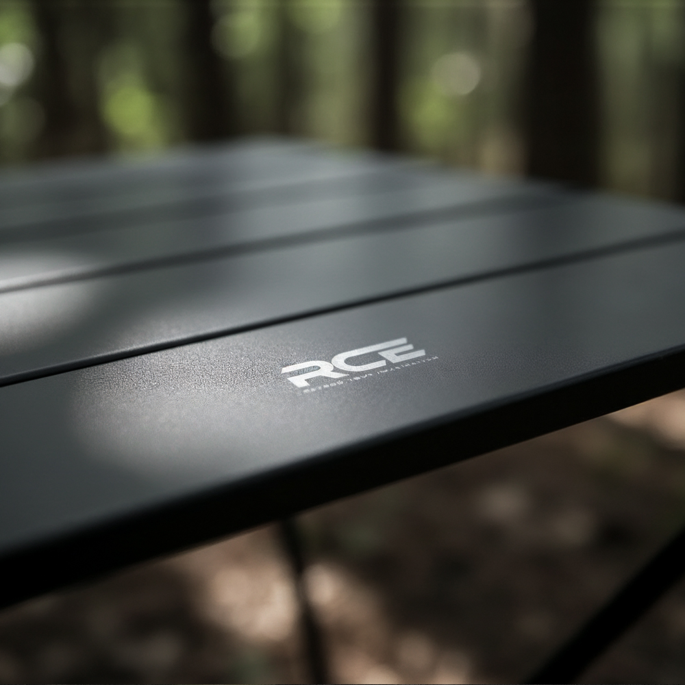 로티캠프 캠핑 테이블 롤 원액션 접이식 미니 피크닉 휴대용 URT 대형, 블랙