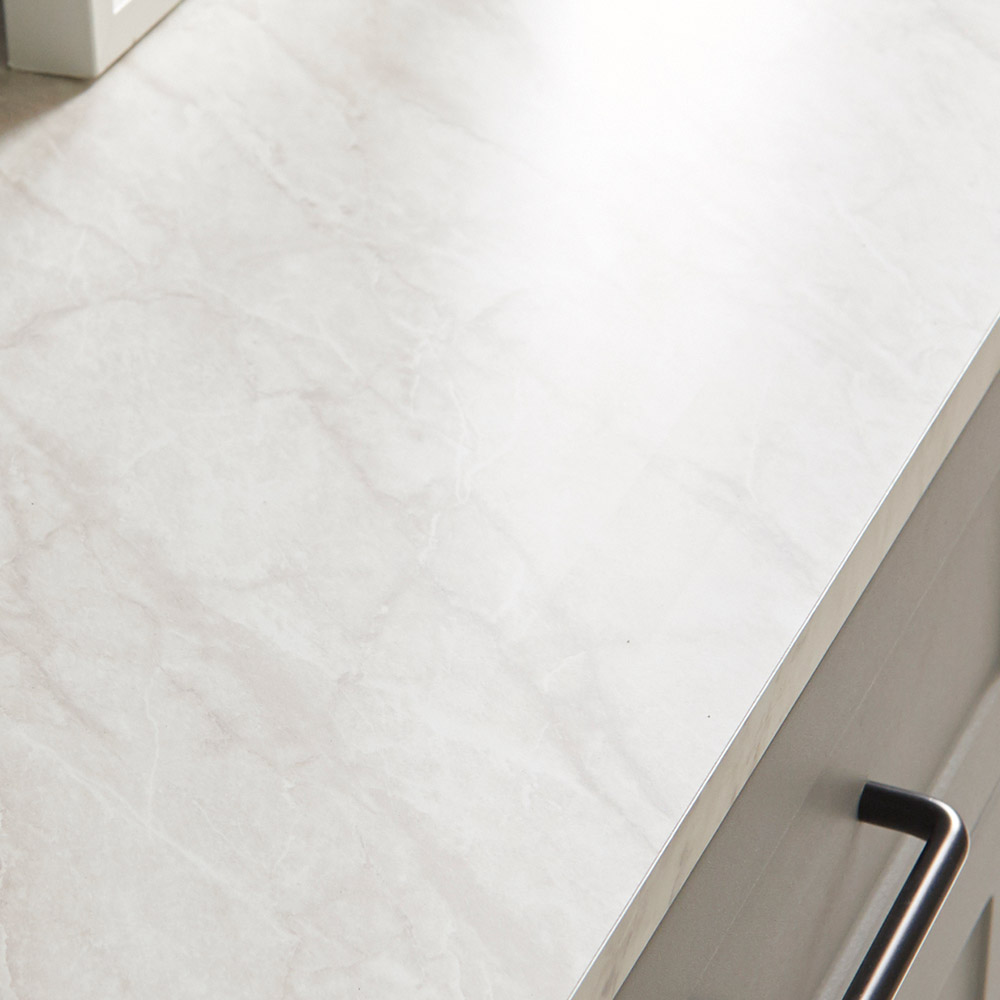 장인가구 엘리아 그레이 대리석패턴 2400 높은 거실장