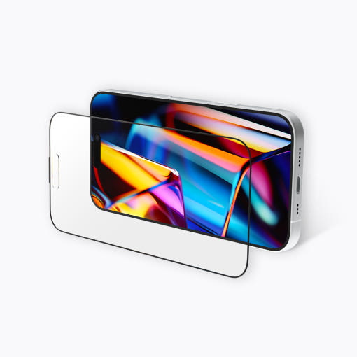 아이폰 강화유리 필름의 나노텍스처 확대 이미지