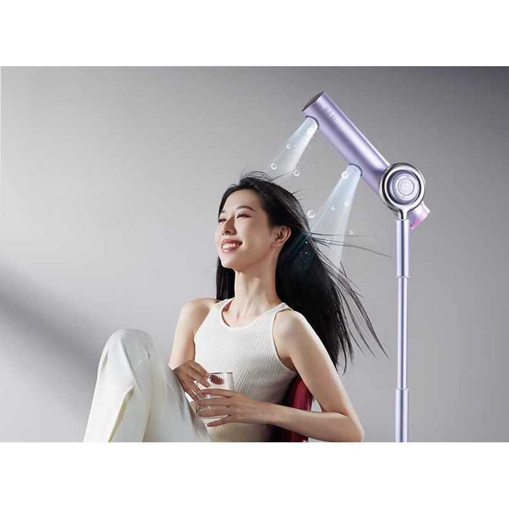 헤어 드라이기 스탠드 거치식 핸즈프리 스타일링 퍼플 - 상품 이미지