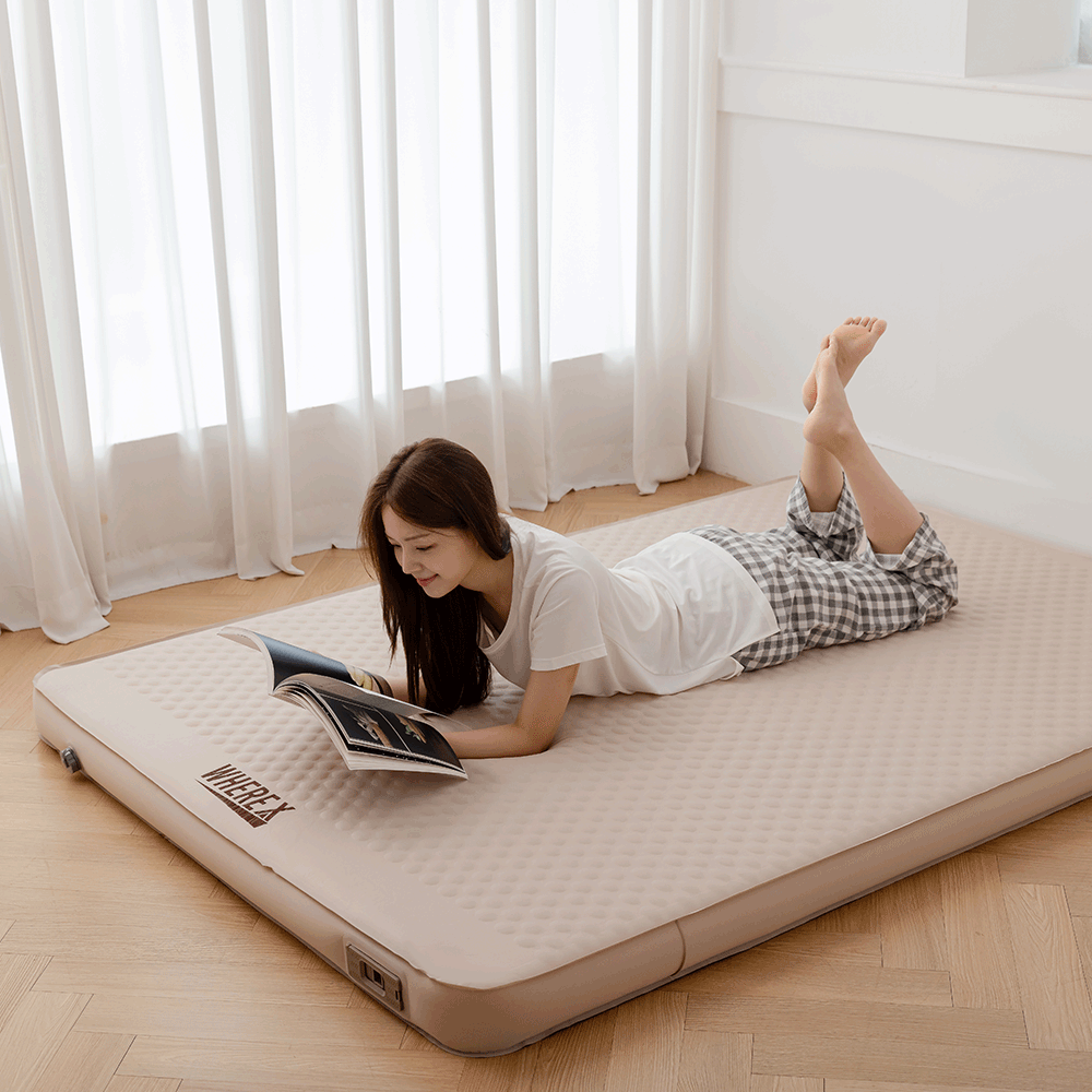 웨어엑스 에어컴팩트 자충매트 펌프 내장형 10T 더블