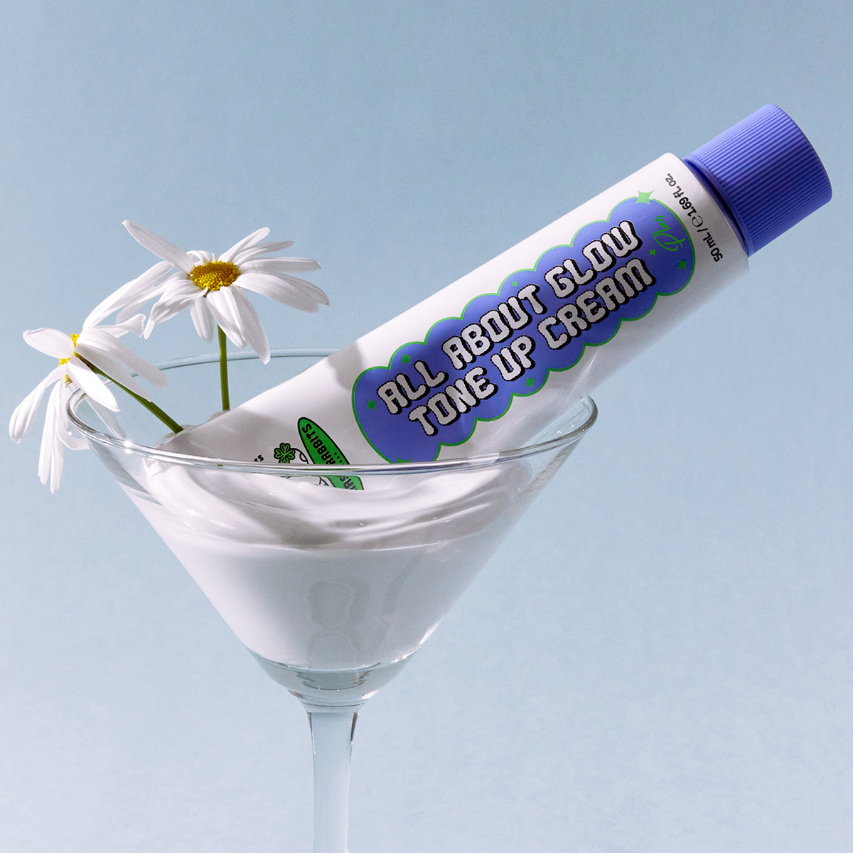 체이싱래빗 올어바웃 글로우 즉각 화이트닝 톤업크림 플러스 50ml 상품 이미지