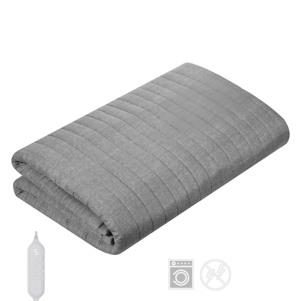 곰표한일 IoT 스마트 탄소매트 전기매트 원격제어 캠핑 가정용 그레이 세탁 킹사이즈