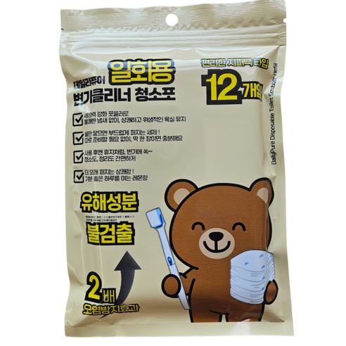 데일리퓨어 변기 클리너 화장실 청소 세제 일회용 리필 - 상세 이미지 5