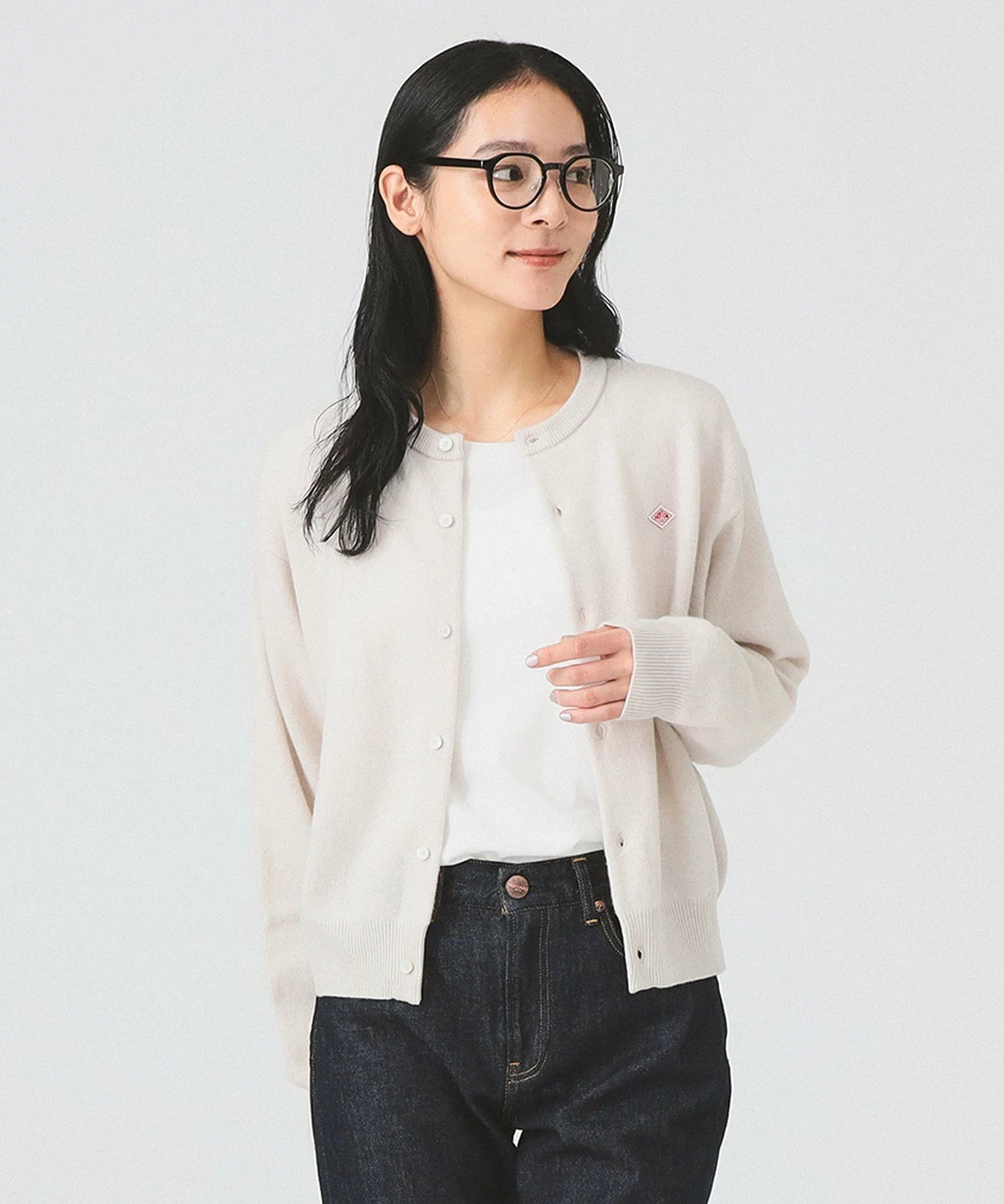 단톤 크루넥 카디건 DT-D0031 LMW 페일블루, 34 - 상세 이미지 3