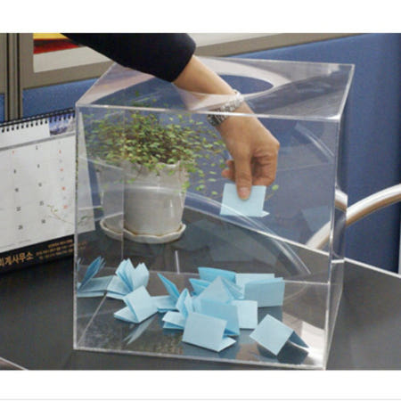 행사 이벤트 상품 응모 추첨뽑기 대형 아크릴 박스 투명