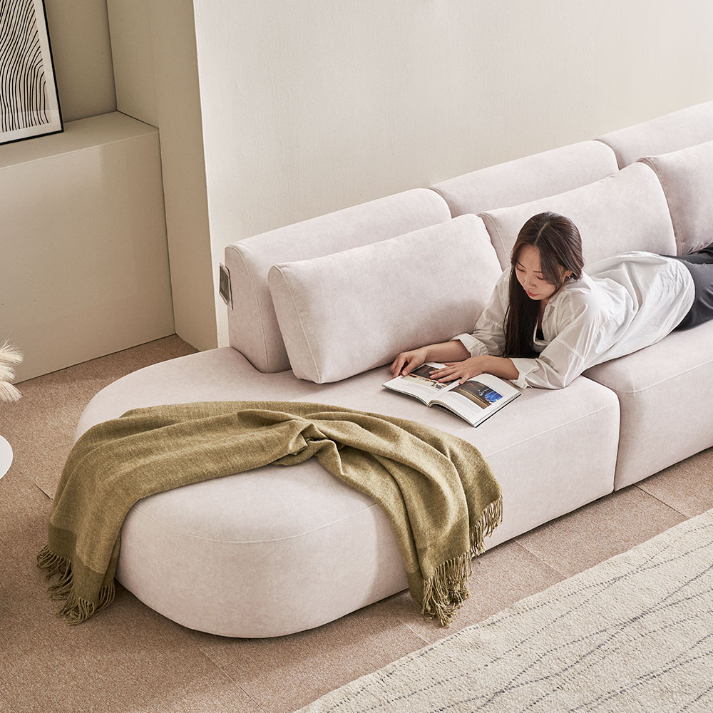 바스포르 몽글 아쿠아텍스 이지클린 조야 패브릭 모듈 소파 1인 라운지형 로비