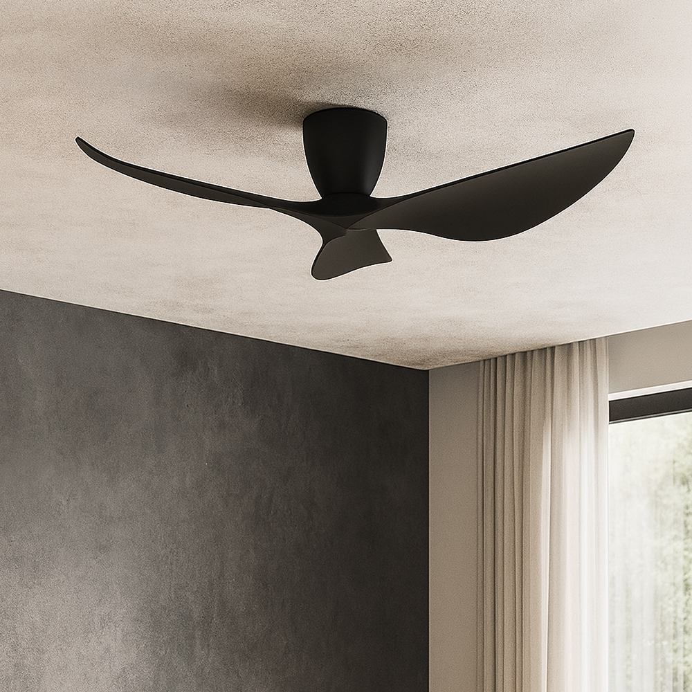 에어룩스 BLDC 실링팬 136cm 거실조명 선풍기 제트블랙