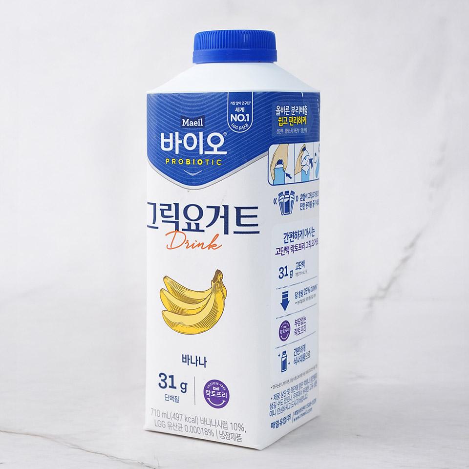 메가마트 매일 바이오 그릭드링크 바나나 710ml - 상세 이미지 2