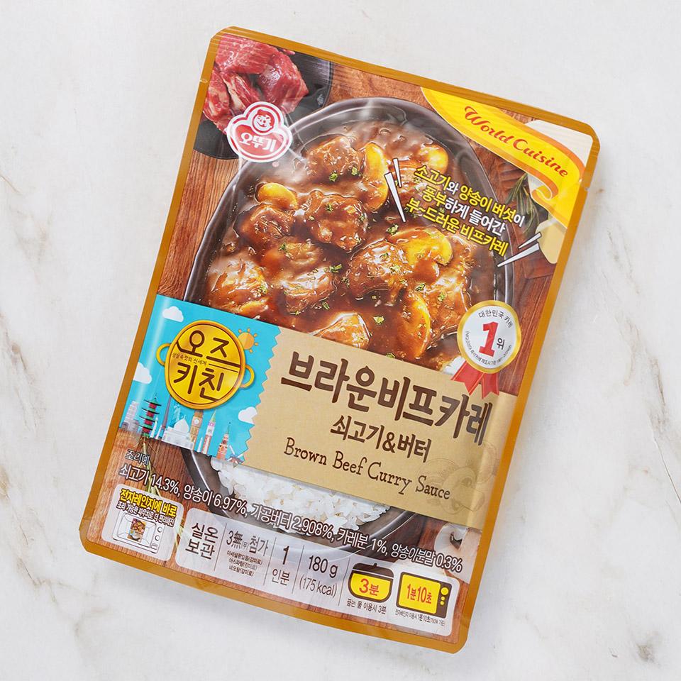 메가마트 오뚜기 오즈키친 브라운비프카레 180g - 상세 이미지 2