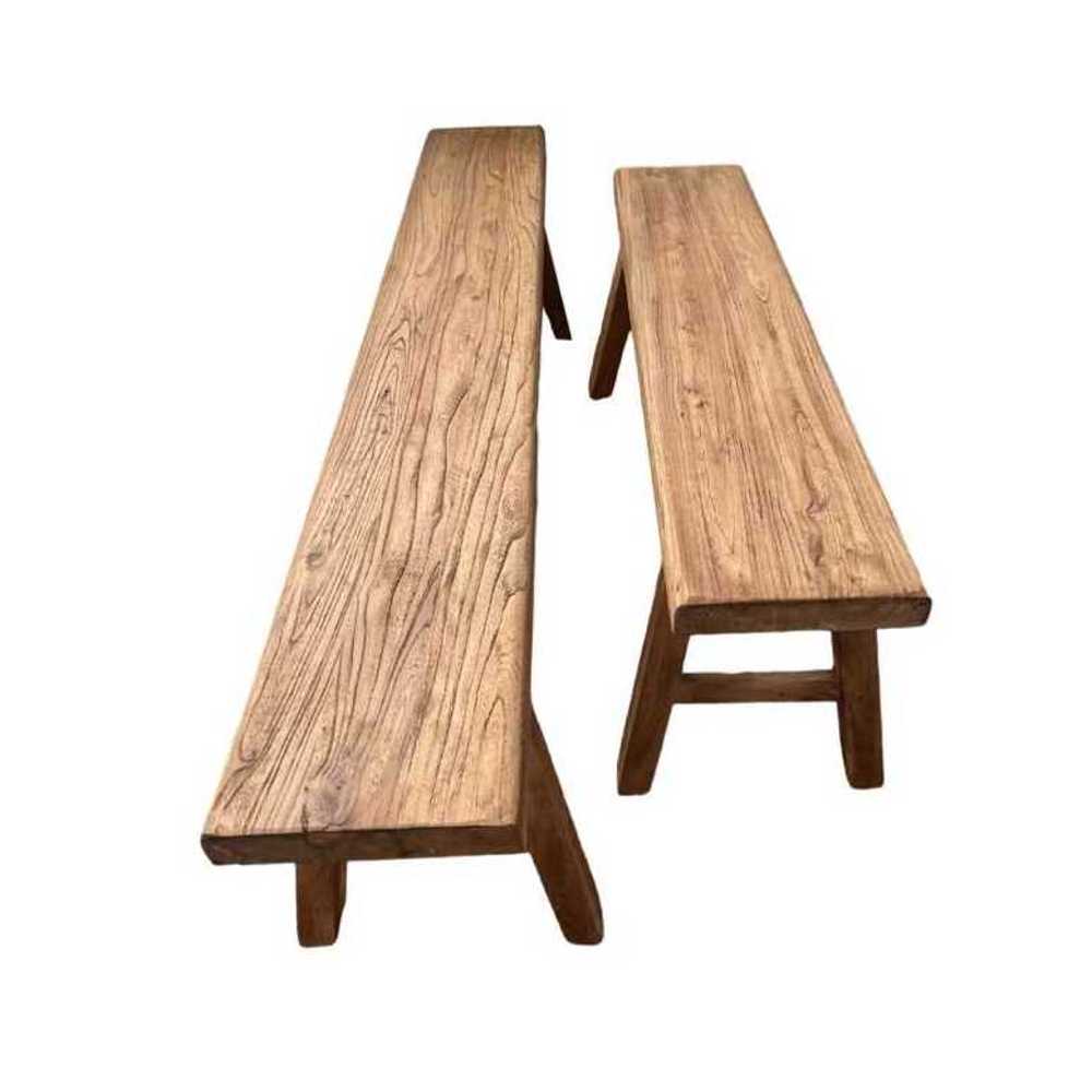 고재 벤치 빈티지 스타일 정원 야외 원목 인테리어 100x26x45cm - 상품 이미지