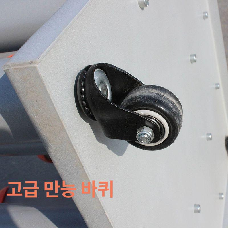 시트지 원단 보관대 롤 현수막 보관 필름 텀블러 선반대 오렌지 소형 - 상세 이미지 3