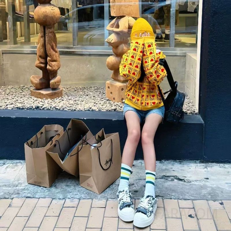 여성용 루즈핏 오리지널 순면 기모 후드 집업 스웨트셔츠 얇고 따뜻한 겨울용 편안한 착용감 데일리 캐주얼 스타일 - 상세 이미지 5
