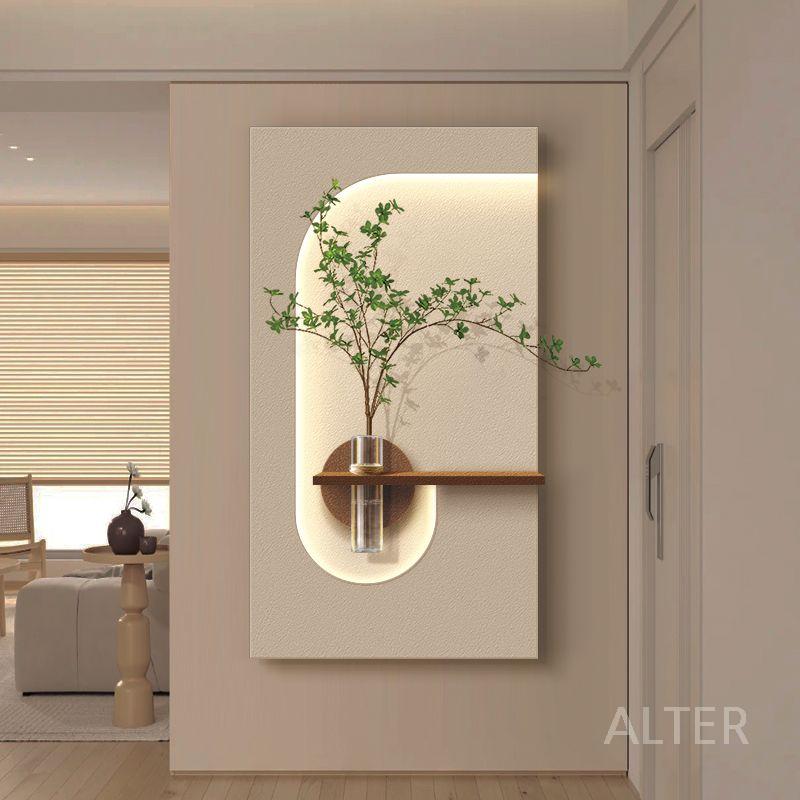 인테리어 액자 조명 벽걸이 카페 소품 통로 식물 A 60x110cm 배선+리모컨 - 상세 이미지 3