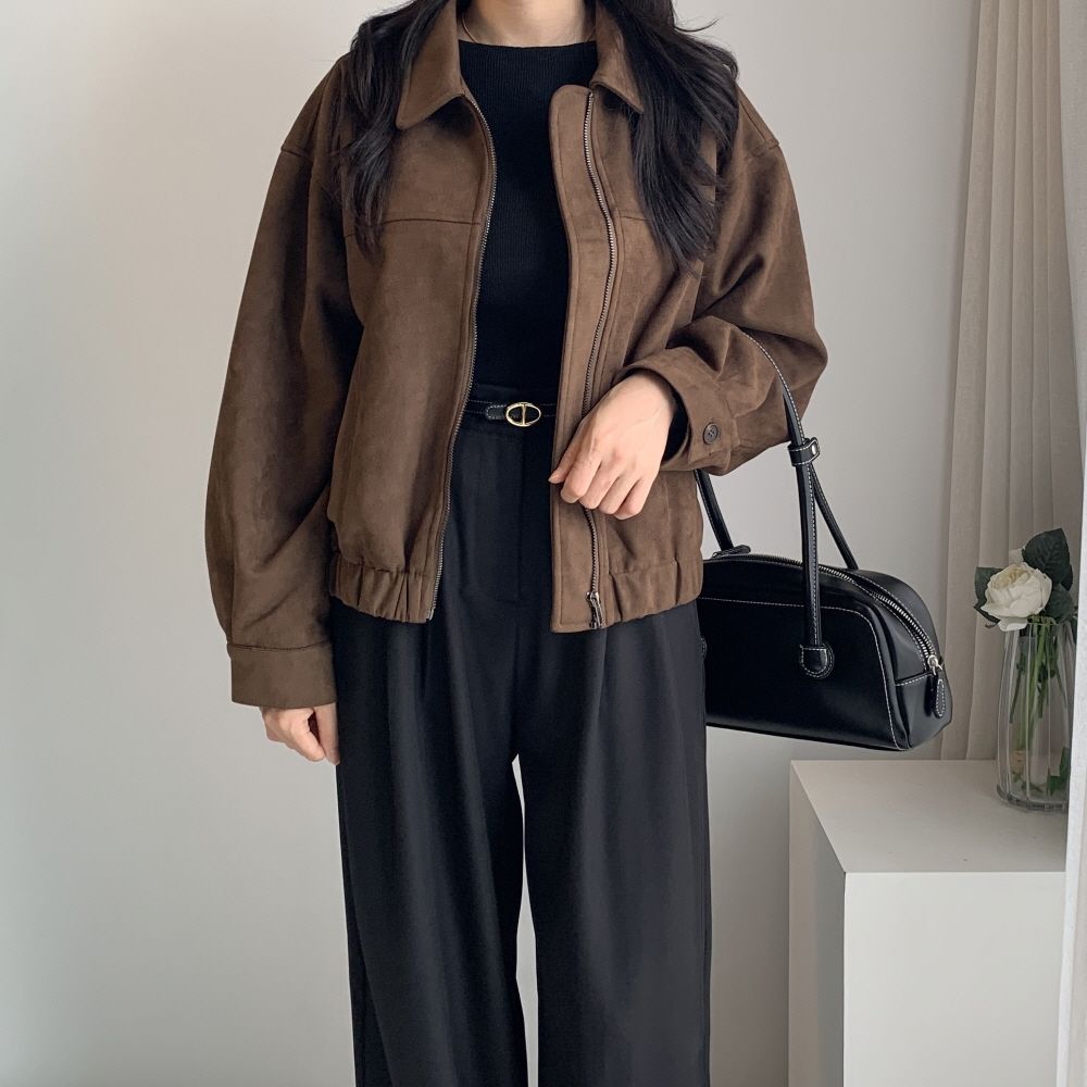 스웨이드블루종 블루종점퍼 이미지 7