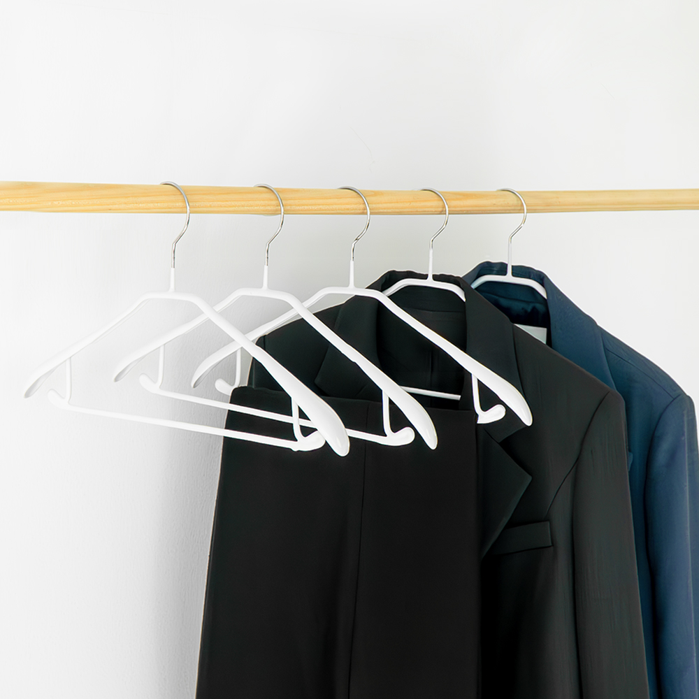 에이비박스 정장 코트 옷걸이 멀티 M 블랙, 20개