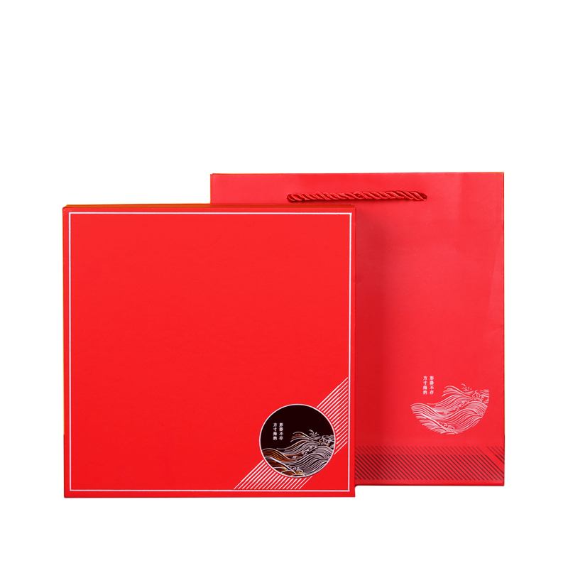 대나무 상자 바구니 수납 송편바구니 소쿠리 케이크 원형 푸딩 화이트 차 블루스타일 357g - 상세 이미지 2