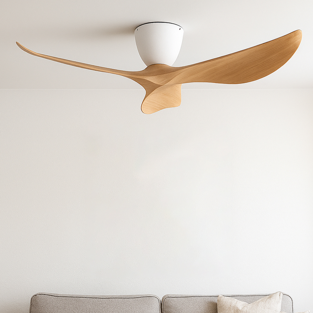 에어룩스 BLDC 실링팬 136cm 거실조명 선풍기 라이트 우드