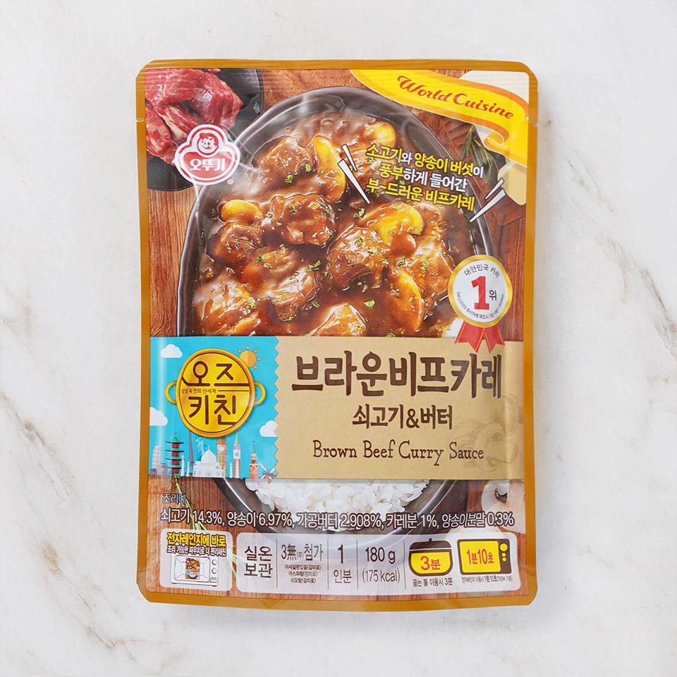 메가마트 오뚜기 오즈키친 브라운비프카레 180g - 상품 이미지