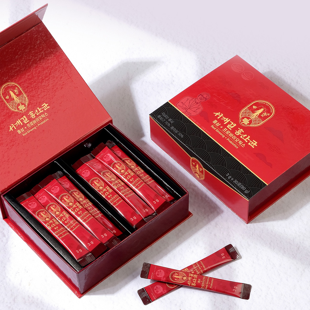서재걸 박사 홍산균 30포 1box 6년근 홍삼 1억 유산균 장건강 면역 피로회복 - 상세 이미지 2
