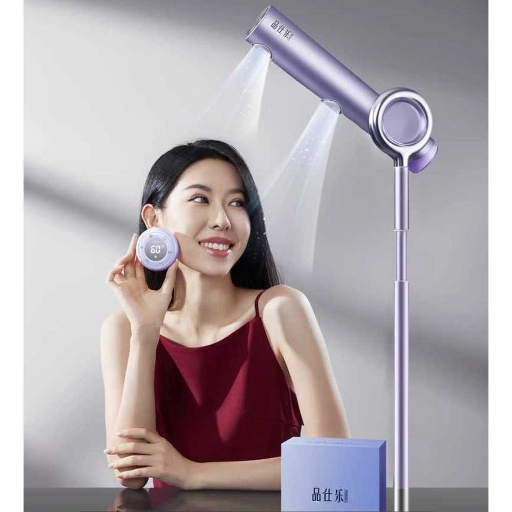 헤어 드라이기 스탠드 거치식 핸즈프리 스타일링 퍼플 - 상세 이미지 2