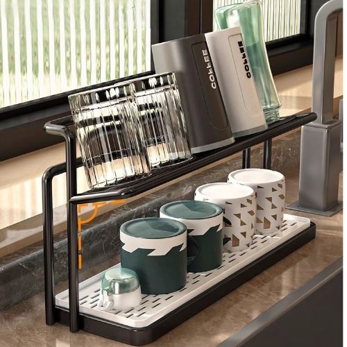 2단 컵 건조대 거치대 컵걸이 제품 이미지