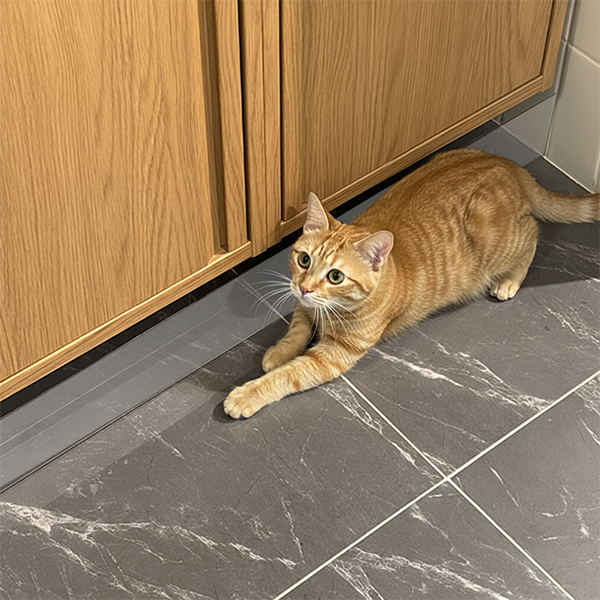 강아지 고양이 애완동물 쇼파 밑 아래 막이 틈새 소파 침대 가림막 투명 울타리 20cm x 4cm x 높이:5cm