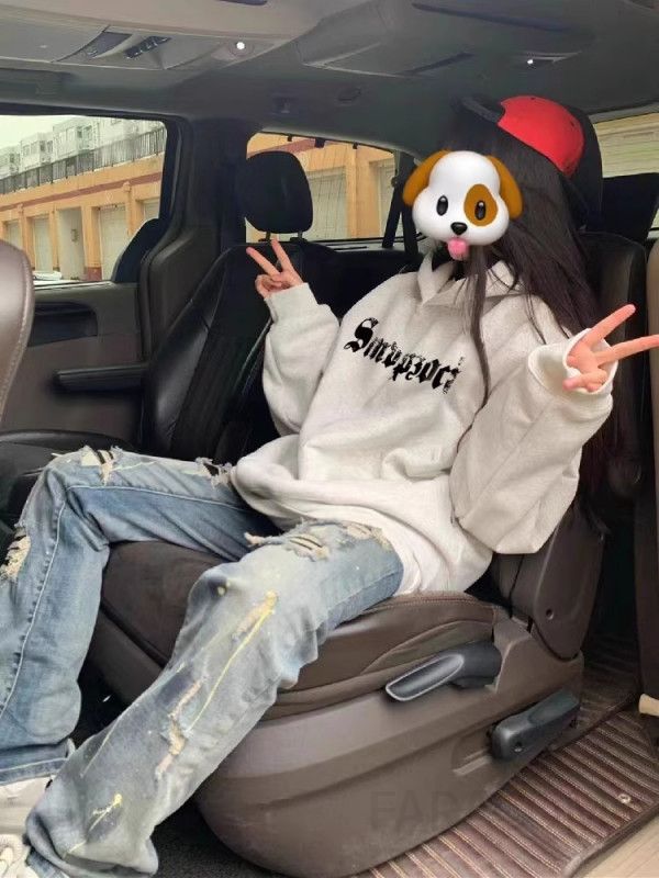 기모 여성 후드티셔츠 가을 겨울용 오버사이즈 스타일로 따뜻하고 편안한 착용감의 캐주얼한 디자인 데일리룩 활용도 높은 - 상세 이미지 2