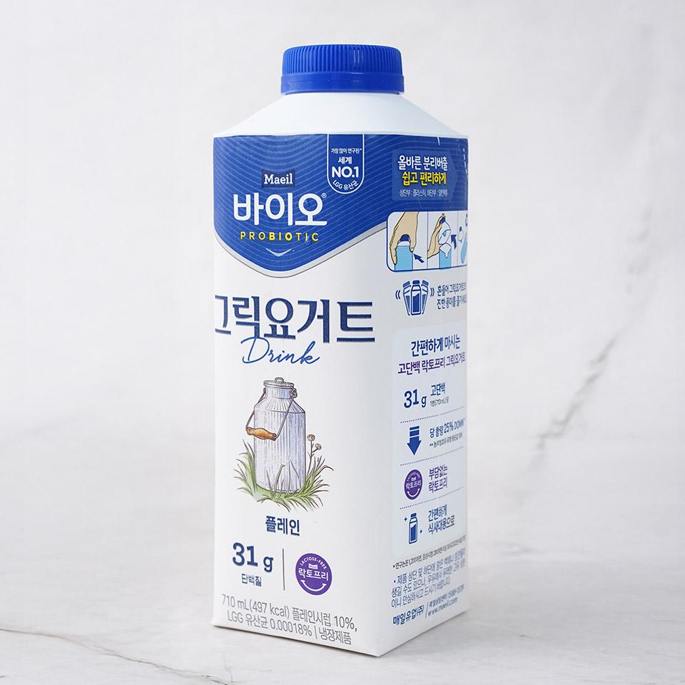 메가마트 매일 바이오 그릭드링크 플레인 710ml - 상세 이미지 2
