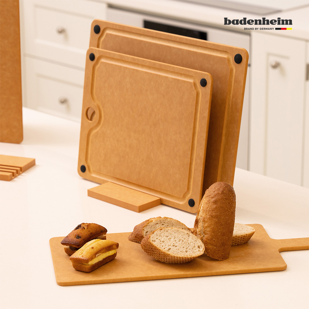 [바덴하임] 아르보 원목 압축도마 플레이팅도마