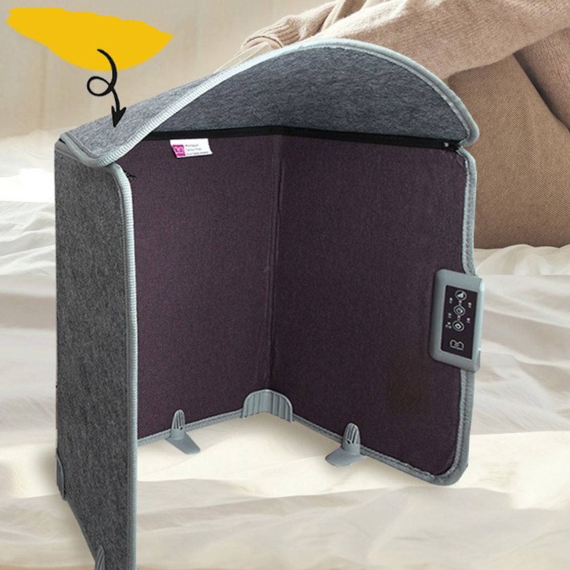 책상 밑 히터 접이식 히팅 패드 난로 사무실용 전기 난로