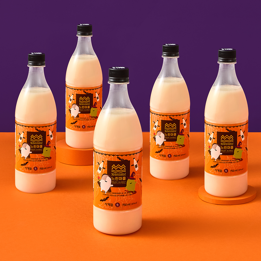 무아스파탐 프리미엄 느린마을막걸리 750ml x 5입