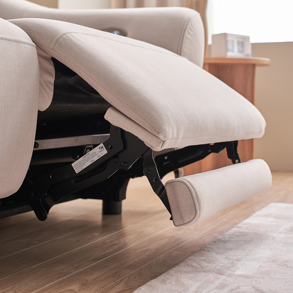 장인가구 오실리아 4인용 양방향 전동 리클라이너 패브릭 소파