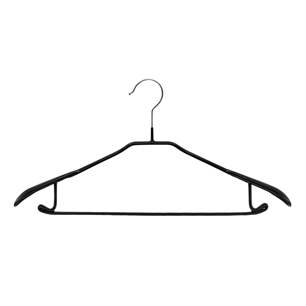 에이비박스 정장 코트 옷걸이 멀티 M 블랙, 25개