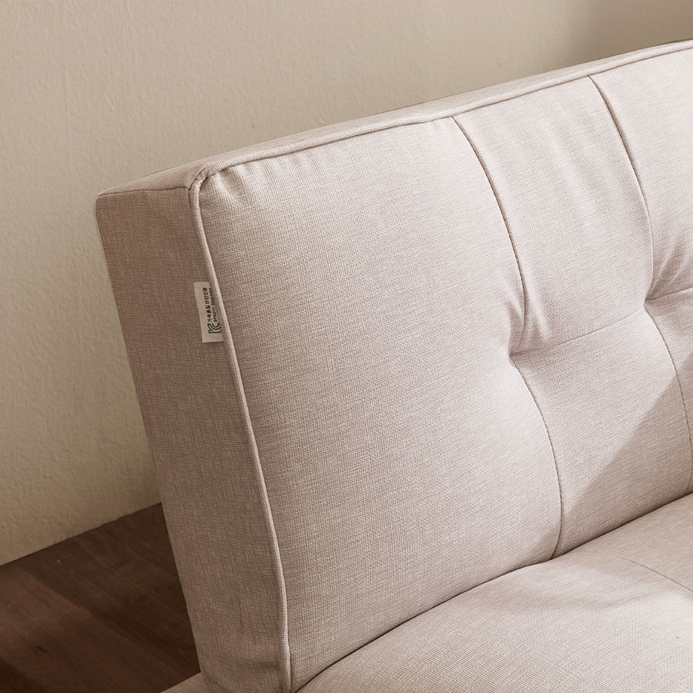 장인가구 로니엘 3인용 컵홀더 홈바 접이식 소파베드 패브릭 방수 가죽 소파