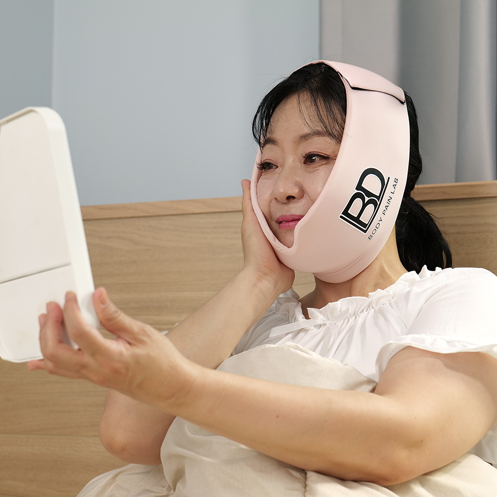 [바디페인랩] 얼굴 보호대 리프팅 밴드 브이라인 냉찜질 온찜질 통증 케어 - 상세 이미지 5