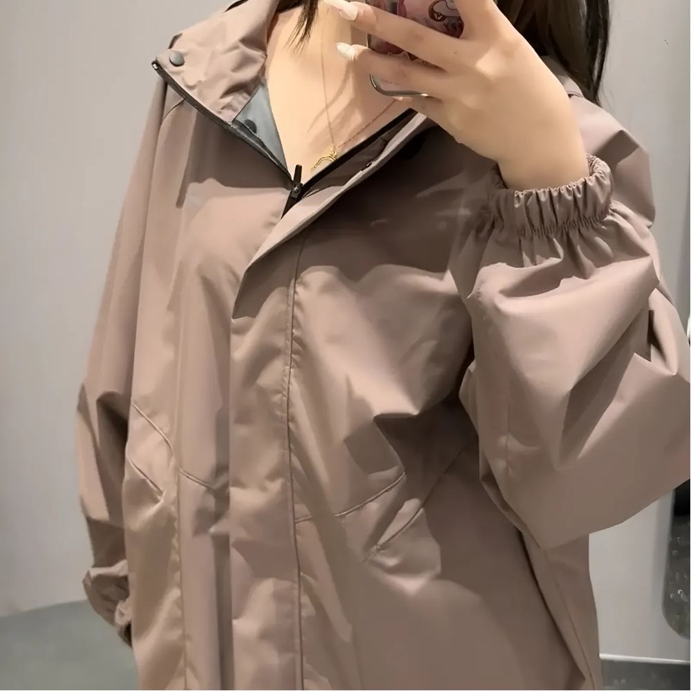 나이키 우먼즈 스톰핏 스위프트 러닝 바람막이 브라운 FB7493-233 - 상세 이미지 4
