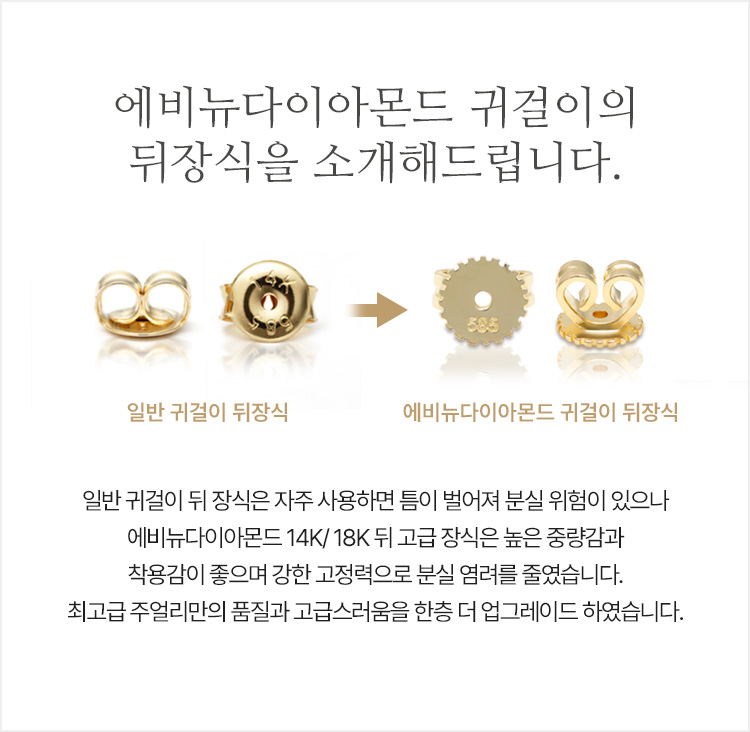 고품질 7 - 10mm 14K 18K 아코야 해수 진주귀걸이 AAAA+ - 상세 이미지 5