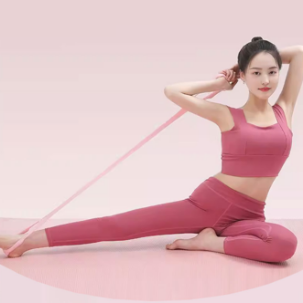 스트레칭밴드 필라테스 요가 헬스 스포츠 운동 근력 홈트 고무 탄성 전신 1+1 - 상세 이미지 2