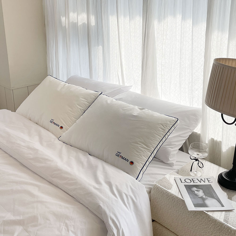 사라하우스 진드기 방지 경추베개 목디스크 일자목 거북목 숙면 목편한 낮은 베개