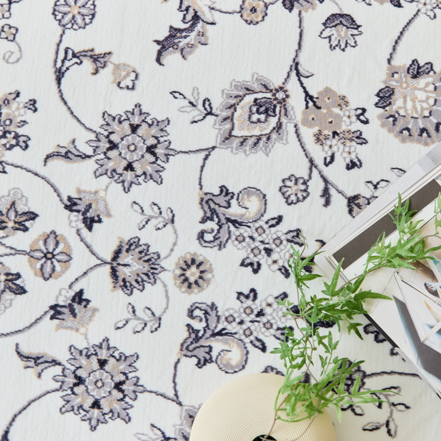 스타일러그 북유럽 모던 클래식 카페트 매트 올오버 샌드스톤, 50x110cm