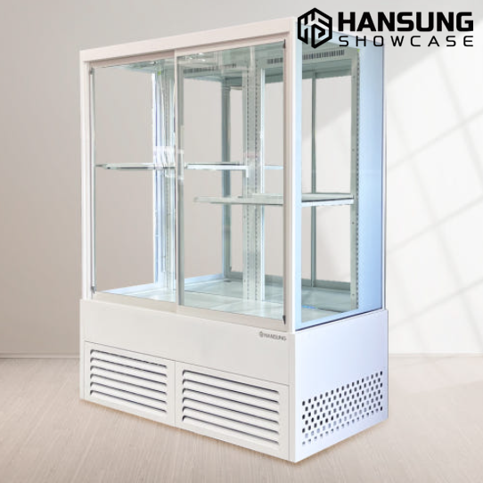 사면유리 꽃냉장고쇼케이스 생화 플라워쇼케이스냉장고 1200 - 메인 이미지