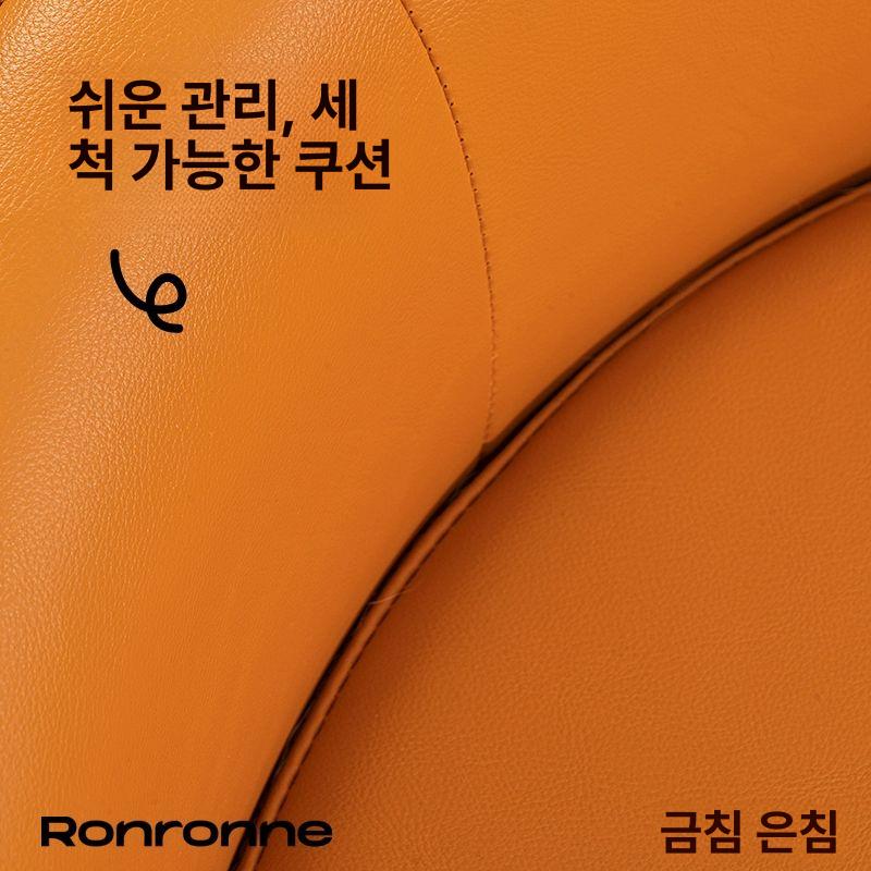 강아지가죽침대 펫 애완견 가죽침대 대형견 쇼파 소형견 강아지침대 척추침대 메모리폼 애견침대 라이트브라운 소형 소파 - 상세 이미지 4