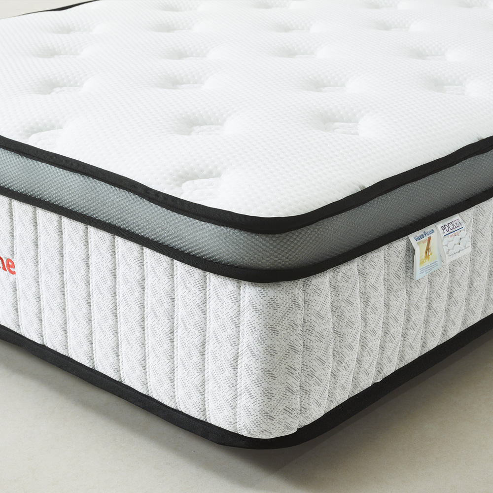 E300 프리미엄 침대 매트리스 바닥 수면매트 포켓스프링 롤팩 30cm, SS(슈퍼싱글)