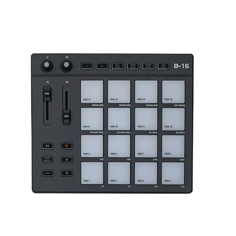 미디 컨트롤러 전자 버튼 드럼 작곡 비트메이커 MIDI 드럼 패드 - 상품 이미지